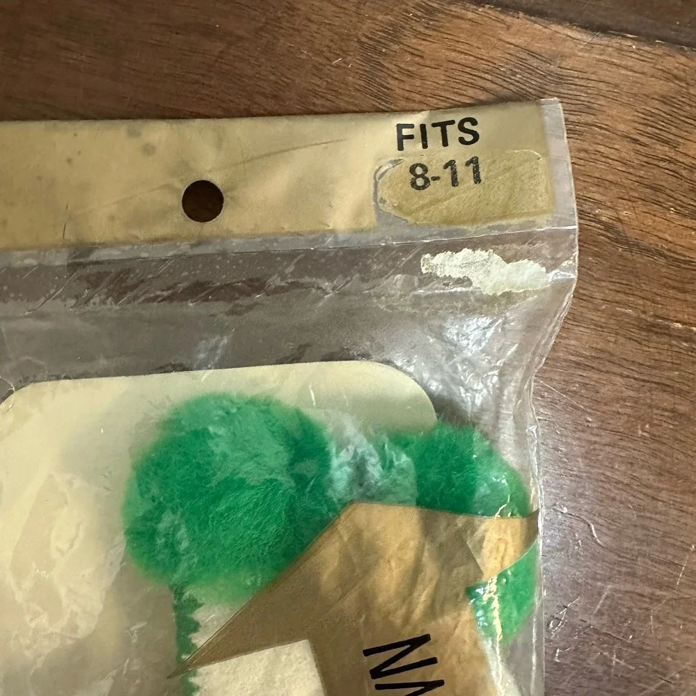 Vintage Pom Pom Cushioned Sport Footies No Slip Orlon Size 8-11 NEW NOS
